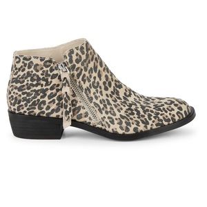 Dolce Vita Suede Leopard Bootie Size 7.5